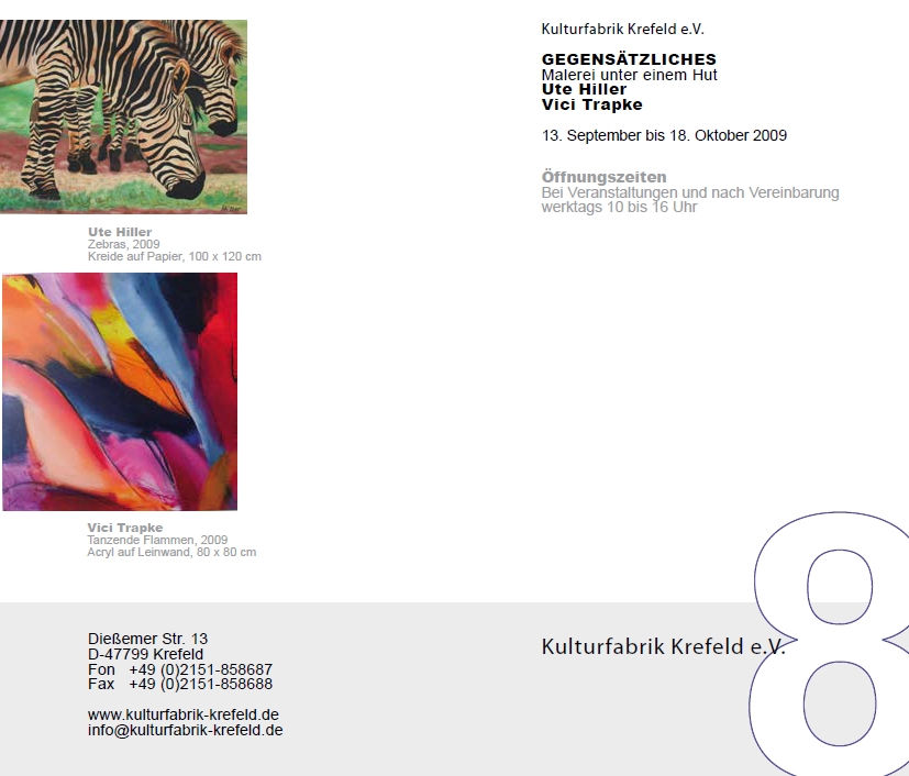 Einladung zur Ausstellung in der KUFA